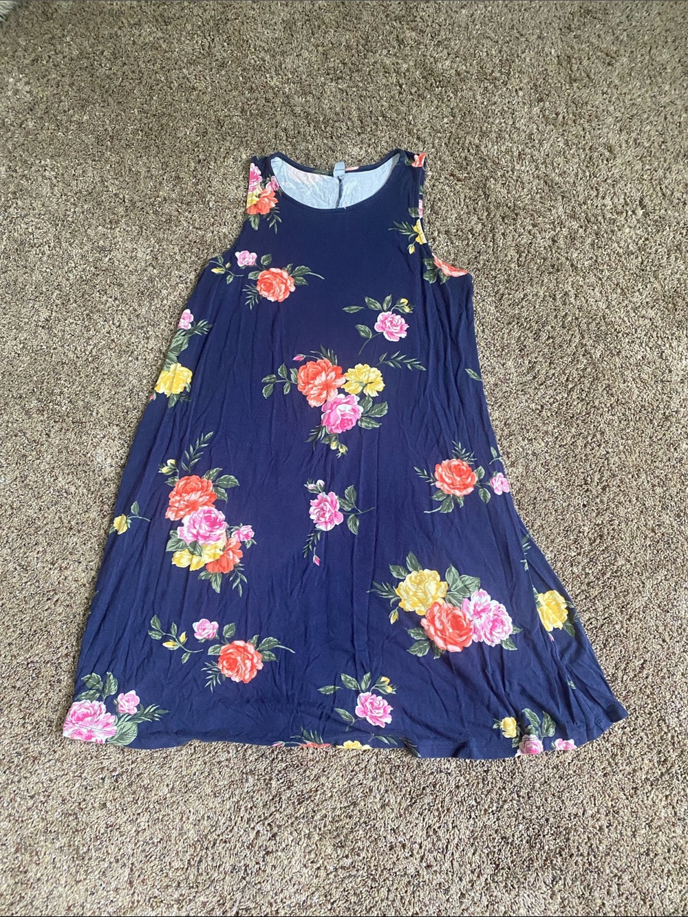 Woman’s old navy' Navy Floral Sleeveless Dress
